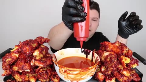 How Much I Weigh Now.... Spicy Chicken Mukbang_part7