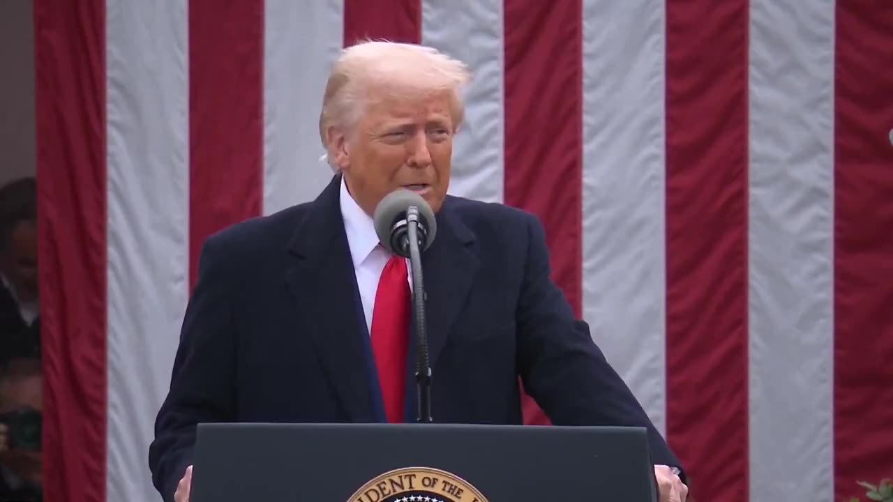 President Donald Trump: "My Fellow Americans, This Is Liberation Day"