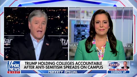 Stefanik Joined Hannity on Fox News About Antisemitism on College Campuses and Putting America First