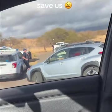 Maui Police were personally physically stopping Hawaii tsunami evacuees from using Oprah’s Road