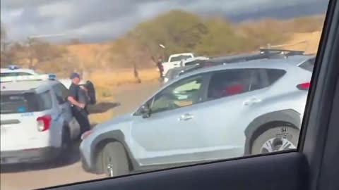 Maui Police were personally physically stopping Hawaii tsunami evacuees from using Oprah’s Road
