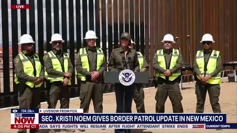 🔥HS Sec Kristi Noem: Updates on Border Security, Border Wall Construction