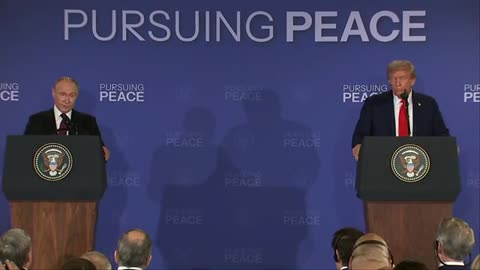 AUGUST 15 2025 Press conference after President Trump and Russian President Putin