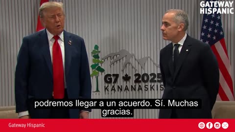 PM Carney meets President Trump at G7