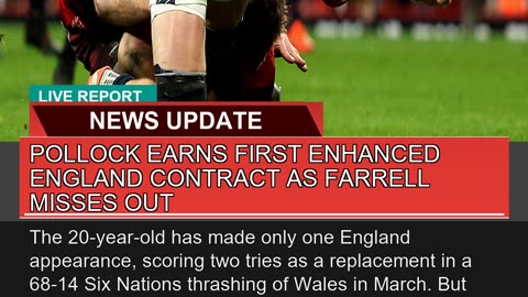 Pollock Earns First Enhanced England Contract as F
