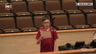 12 Year Old Stands Up
