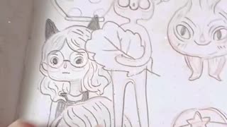 My vintage sketchbook ✏️