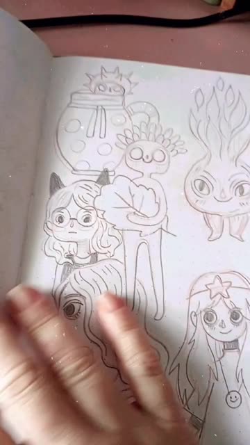 My vintage sketchbook ✏️