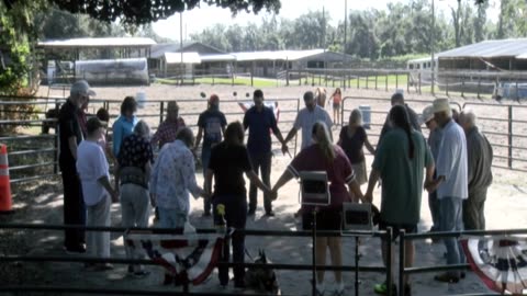 Skipper Calder & Cowboy-up Ministry bring horse training with a message at 11am.