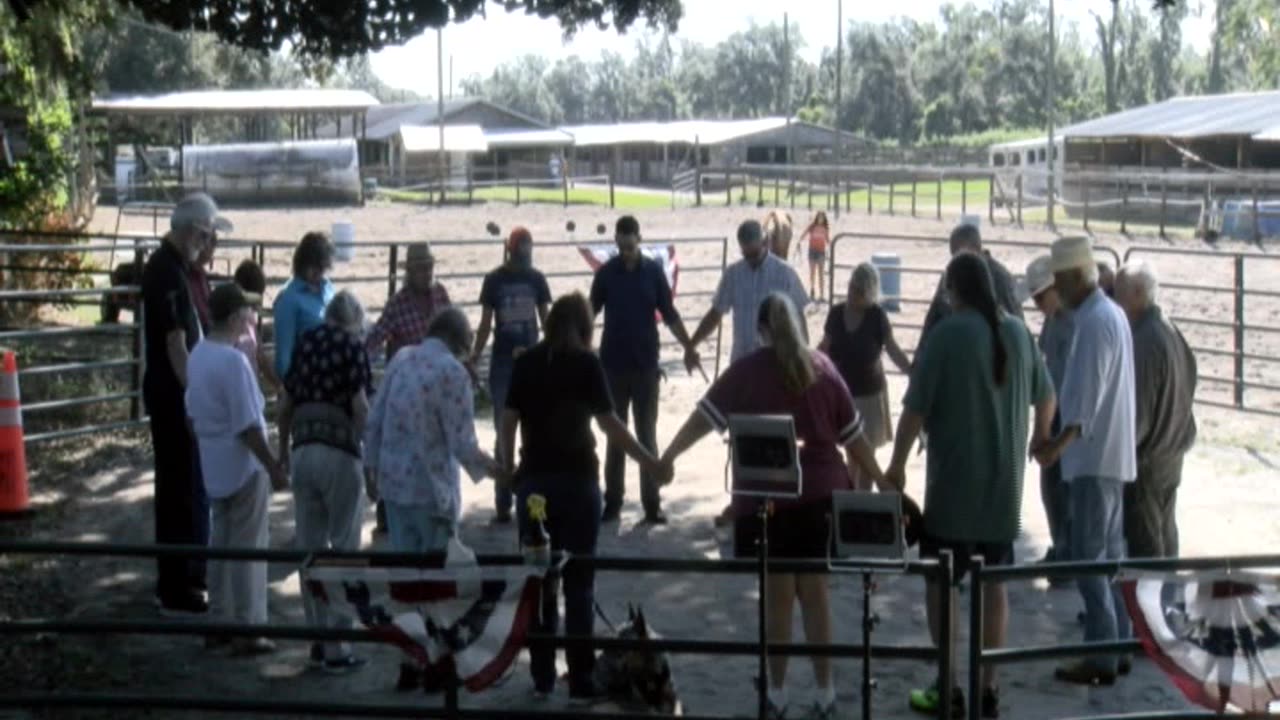 Skipper Calder & Cowboy-up Ministry bring horse training with a message at 11am.