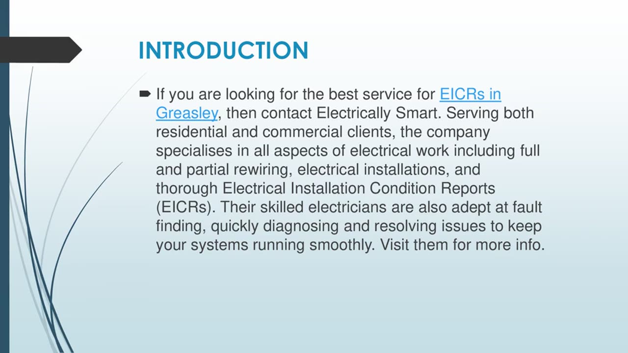 Best EICRs in Greasley