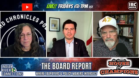 The Board Report by Indian River Connections- Taylor Dingle - Vero Beach City Councilman