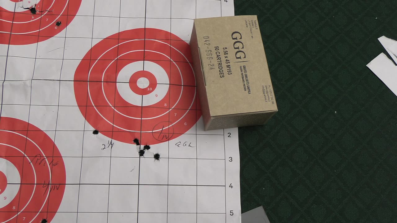 Extended ammo testing AR 601 build