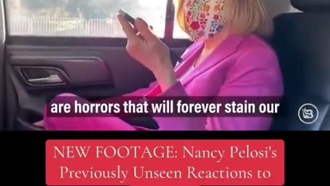 New footage of Nancy Pelosi and her reactions to January 6th.