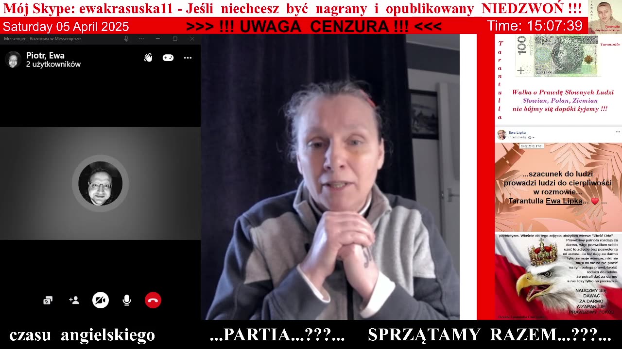 5048 - @sieja - ABC - Piotr W. do mnie w sprawie qLogos 👮♀️ - 05.04.2025 rok