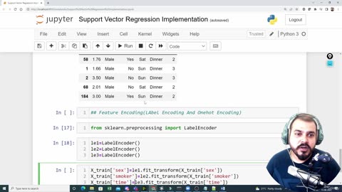 28.9 Support Vector Regression Implementation Krish Naik ML