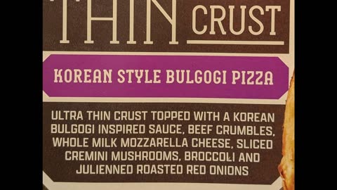 Mama Cozzi'z Korean Style Bulgogi Pizza from ALDI