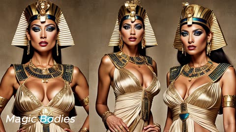 Natural Old Woman 👗❤️ Women Dressed Like Cleopatra in Stunning Photos