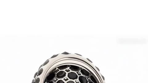 Salavetti Black & White Diamond Large Dome Ring – Sophistication in Every Sparkle