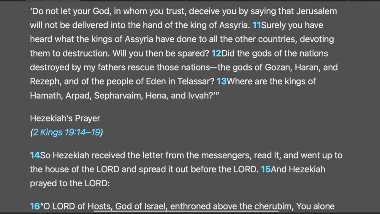 Isaiah 37