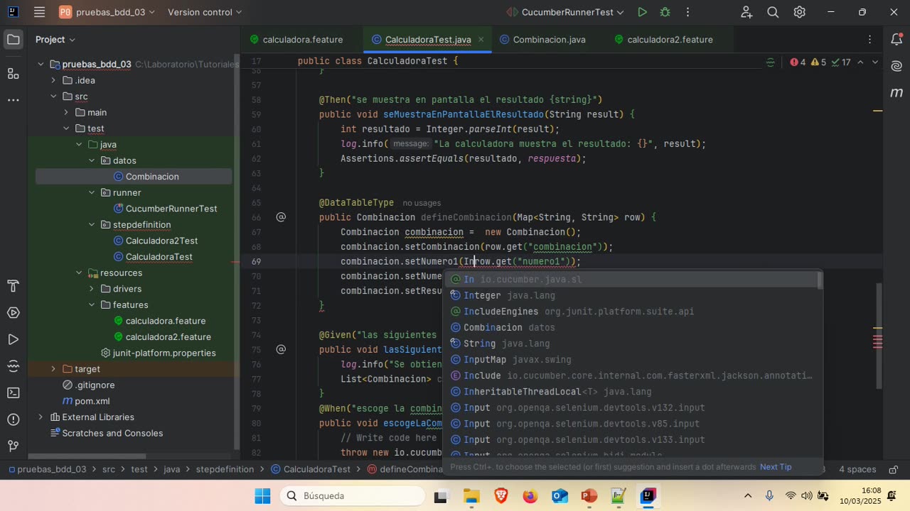 04- Automatización de pruebas BDD: Explorando el lenguaje Gherkin