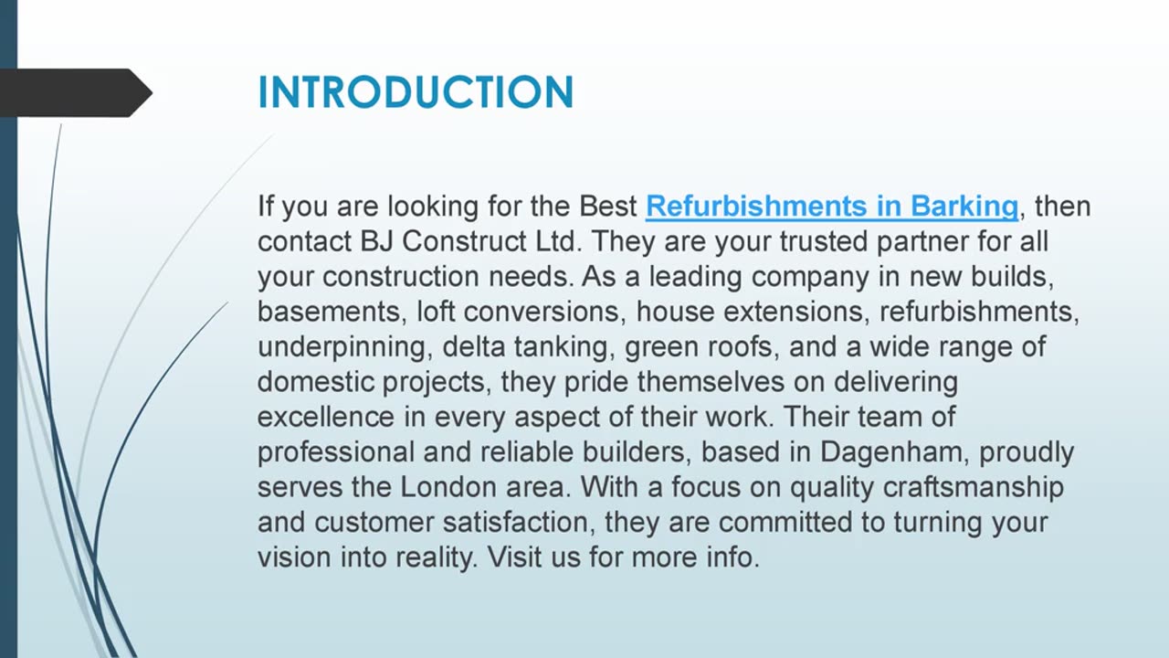 Best Refurbishments in Barking
