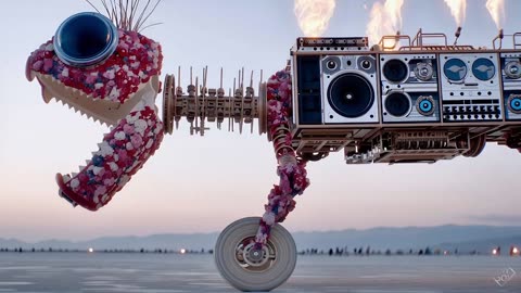 Burning Man Reimagined by AI | Real-Style Art Music Video – Watch & Follow for More AI Magic!