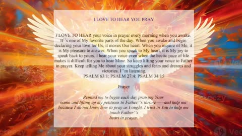 I Love To Hear You Pray