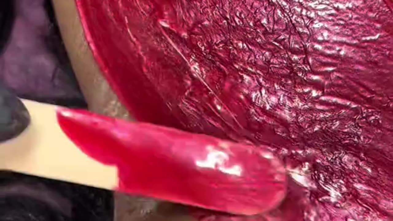 Underarm Waxing with Sexy Smooth Cherry Desire Scented Hard Wax | Rosin-Free & Vegan @xobeautywax