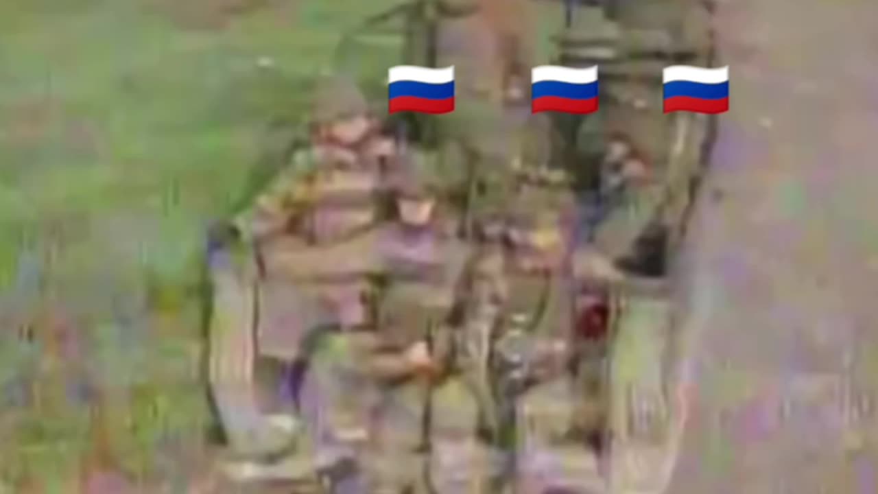 Ukrainian Drone Smashes into Overloaded Truck