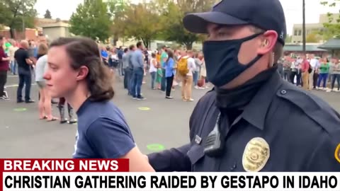 CHRISTIANS RAIDED BY THE GESTAPO IN BROAD DAYLIGHT