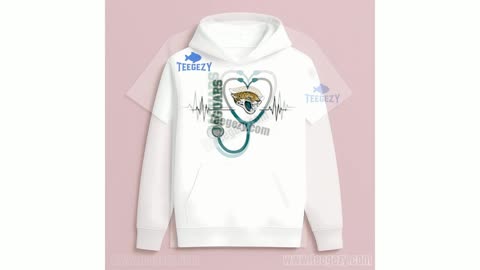 Jacksonville Jaguars Nurse With Heartbeat Love Unisex Shirt