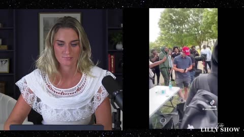 White Girl Lilly G. versus Fat Loud Mouth Blacks Chasing Whites off!!!