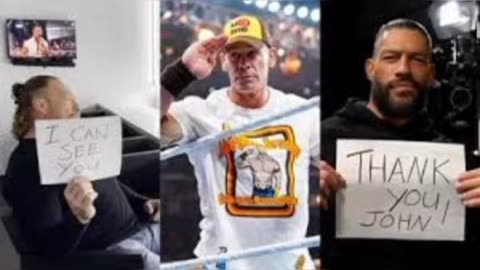 John Cena Receives a Heartfelt Farewell from Roman Reigns, Brock Lesnar, CM Punk, Triple H & More