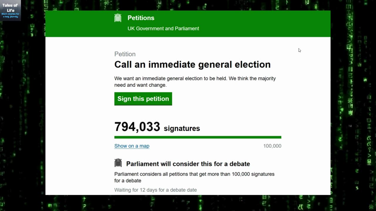 Call an Immediate General Election UK