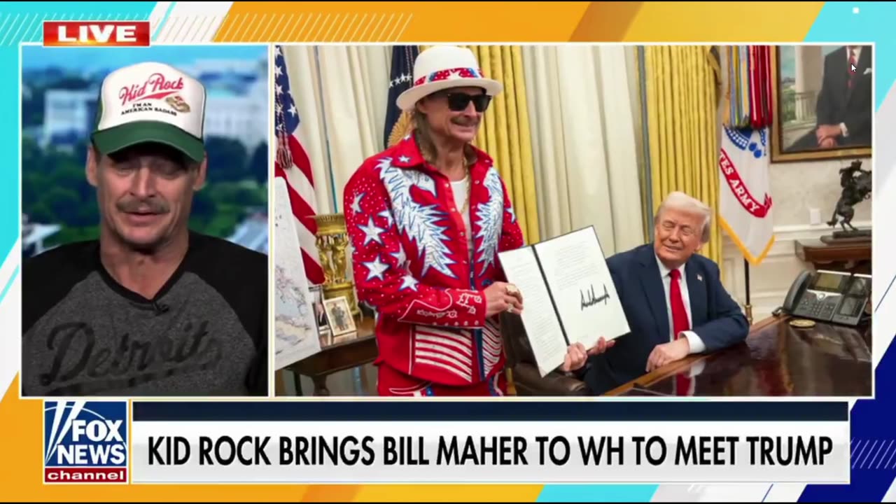 Kid Rock Discusses Smash Success of Bill Maher/Trump Dinner at White House.