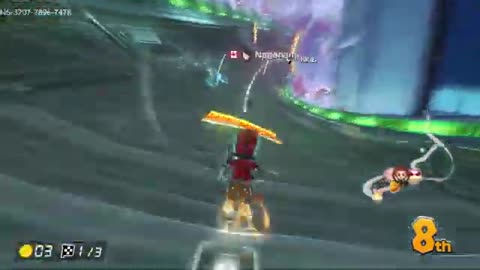 6_9_22 edition of Mario Kart 8 Deluxe. Racing with TheGreatGQ
