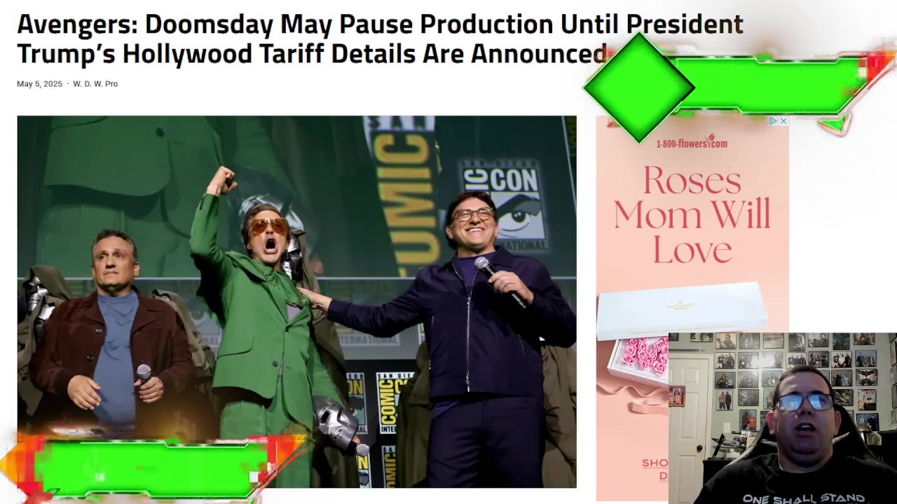 Avengers Doomsday Movie May Be Put On Hold Due To Trump's Tariffs