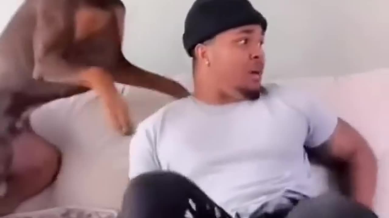 Pretending to be scared
