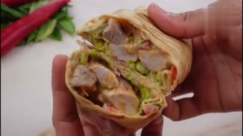 Peri Peri chicken wrap, quick and easy recipe ❤️