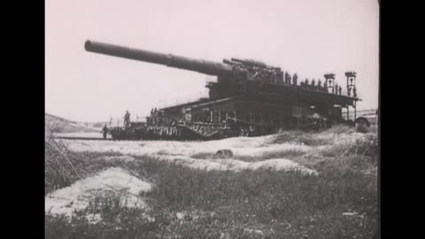 German Super Heavy Artillery in Action