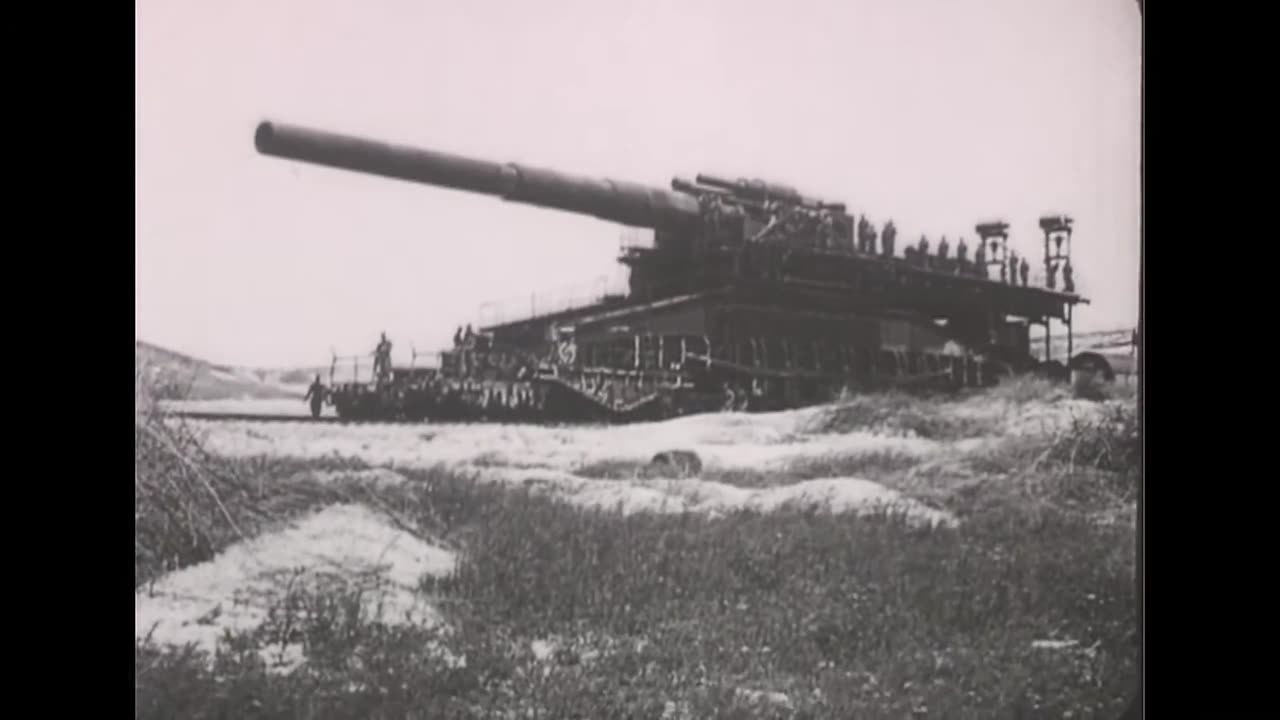 German Super Heavy Artillery in Action