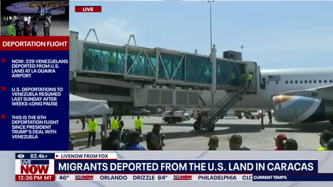 US deportation flight carrying migrants lands in Venezuela