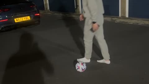 Football Player's Immaculate Silent Touch