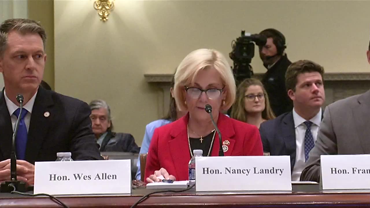 Hon. Nancy Landry delivers opening statement at Elections Subcommittee Hearing
