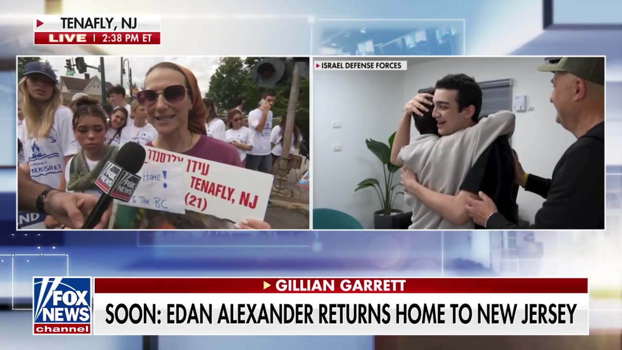 Former hostage Edan Alexander’s long-awaited homecoming met with excitement