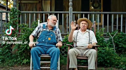 Grandpa got them bad guts