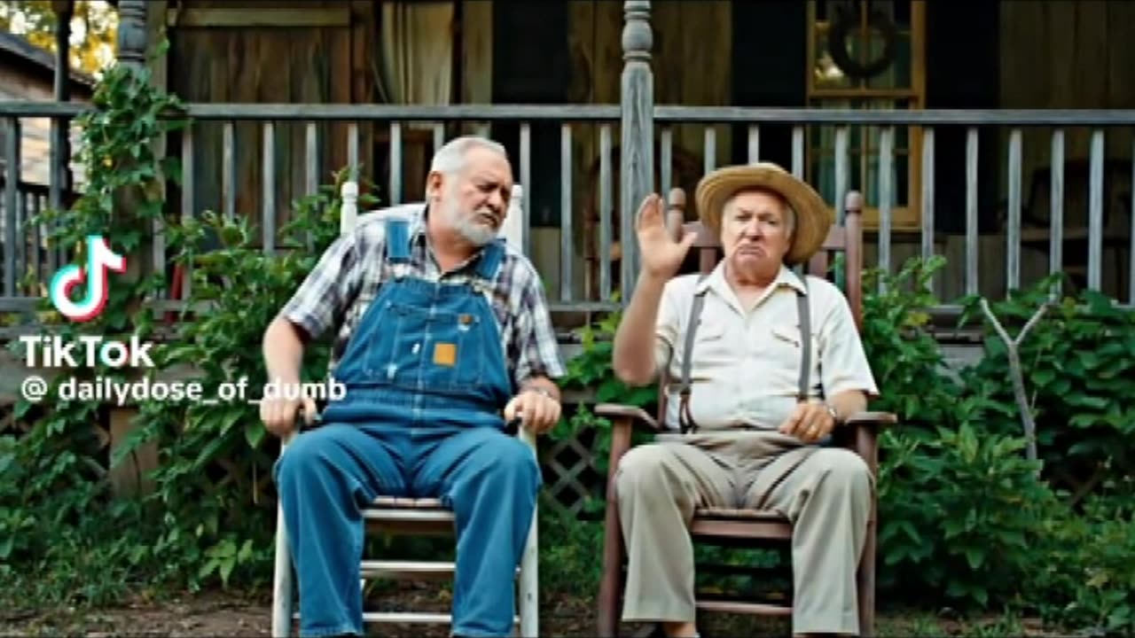 Grandpa got them bad guts