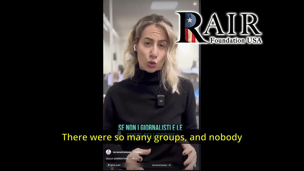 Il Giornale journalist in Italy attacked by leftist Muslim mob