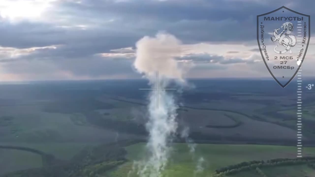 Russian drones meets Ukrainian drones. Explosive relationships ensues.